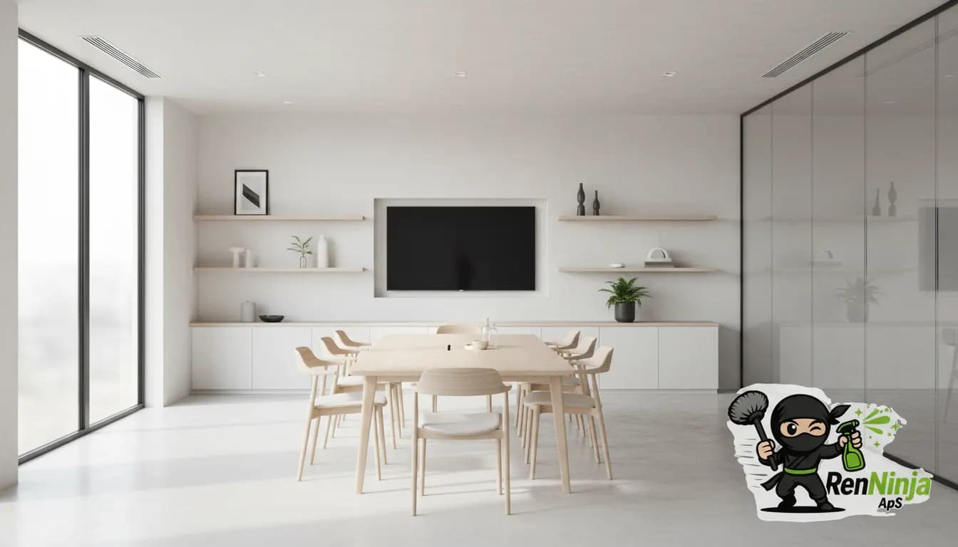 Erhvervsrengøring hos RenNinja