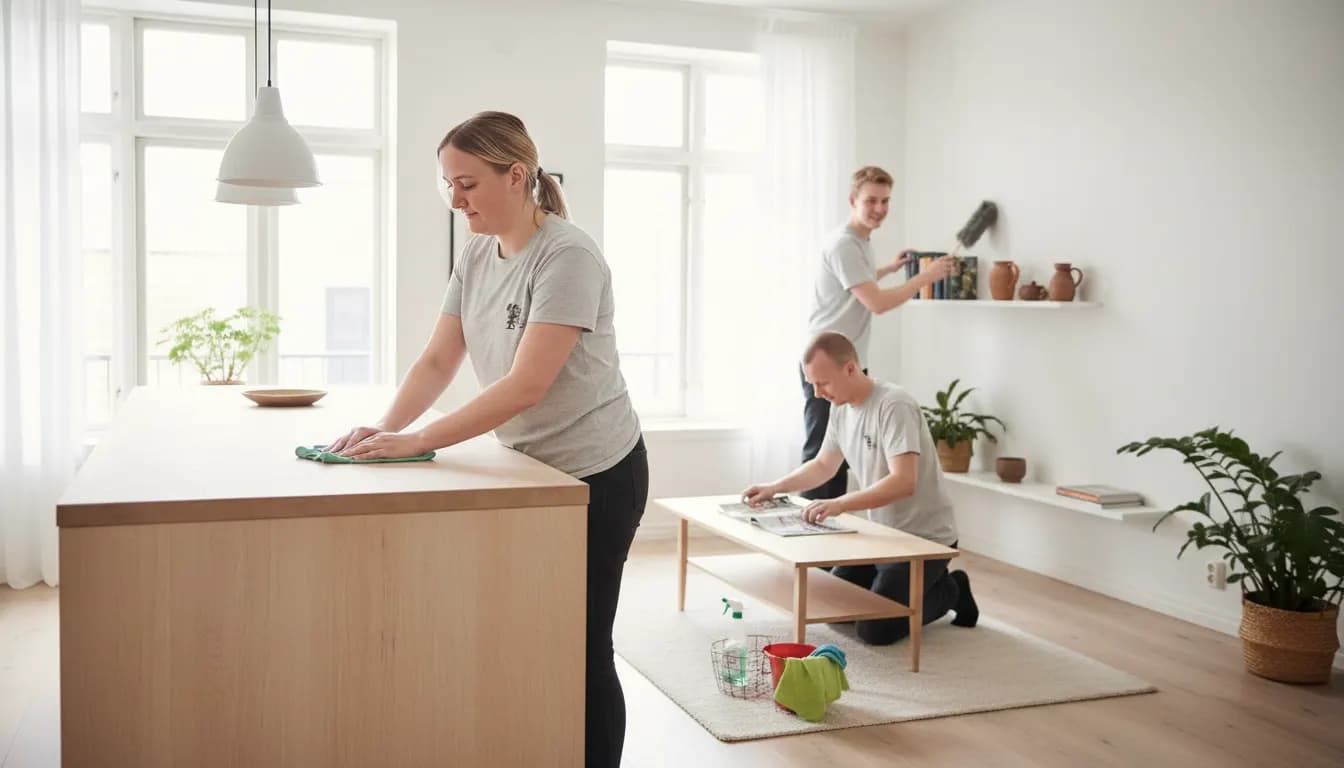 Rengøring på timepris